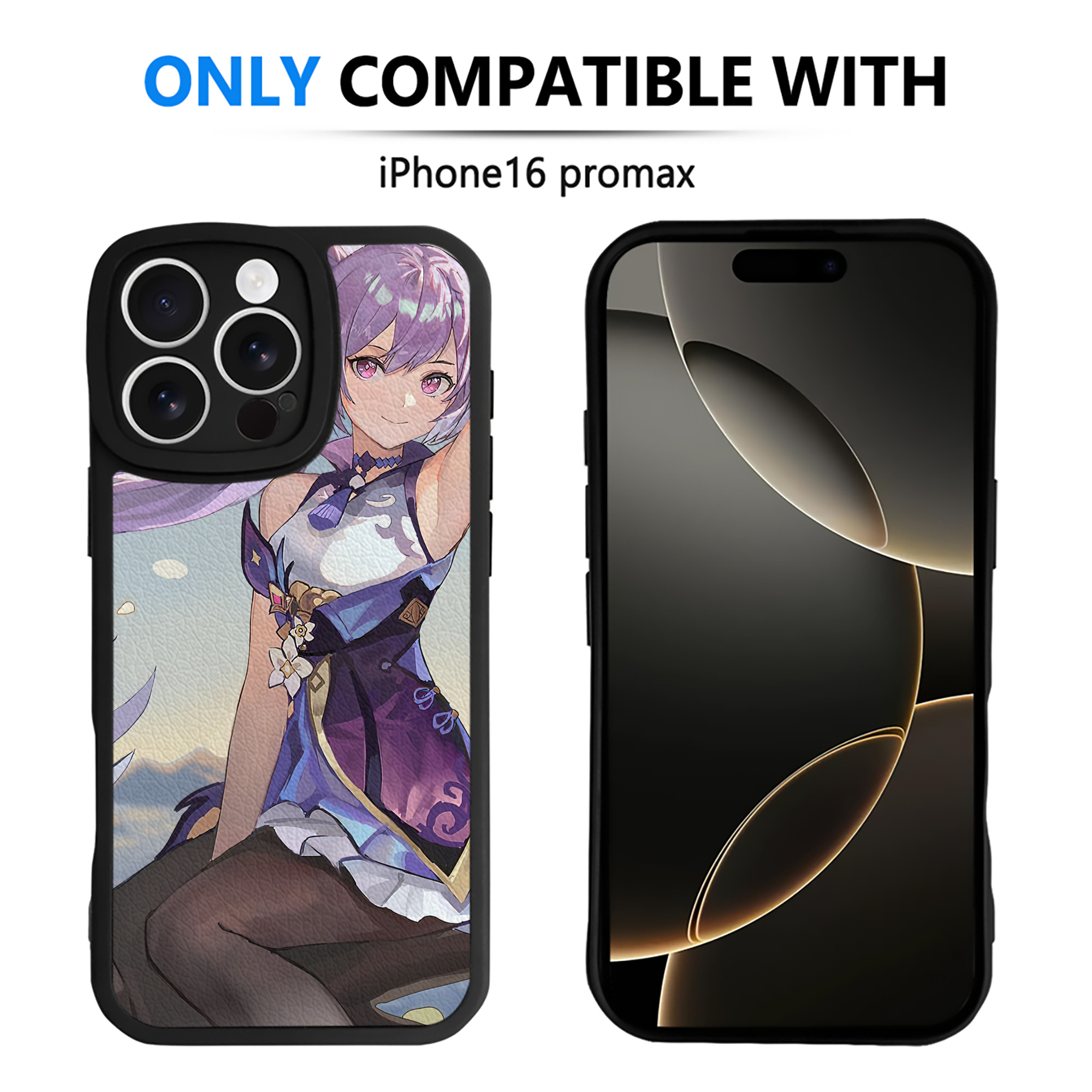 げんし神 genshin 【iPhone 16シリーズ対応】シリコンスマホケース（レザー調） 材質：シリコン